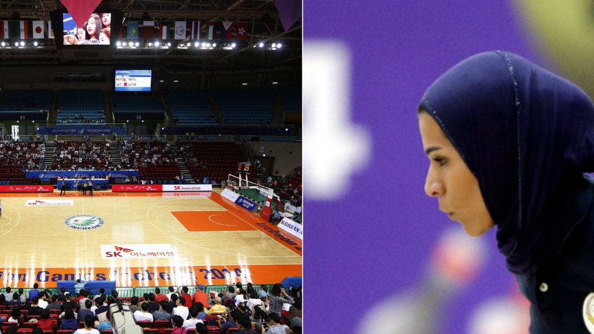 Hijab-förbudet inom basketen har skapat debatt.